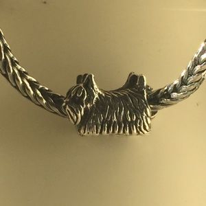 Scottish Terrier Trollbeads, silver 11244